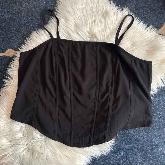 NWT Torrid Challis Corset Crop Top - Picture 9 of 9